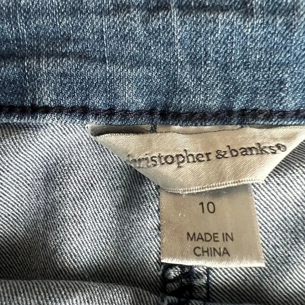 Christopher & Banks Jean skirt - Picture 3 of 4
